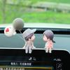 Muñecos de Pareja Besándose Lindos Adornos Decorativos Celebridad Femenina de Internet Adornos para Coche Muñecos de Dibujos Animados para Interiores de Coche al por Mayor