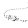 Pulsera Hello Kitty Serie Mixta Academia Sanrio-Pompompurin Dibujo Animado Dulce Lujo Ligero Sensación de Gama Alta