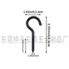 M5 * 65 gancho de ojo en forma de bucle tornillo autorroscante de ojo de oveja gancho para lámpara gancho gancho gancho tornillo gancho hierro galvanizado alambre ojo de oveja