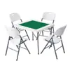 Mesa plegable de plástico para mahjong moldeo por soplado mesa cuadrada sin instalación mesa Gorrión portátil frotado a mano simple para el hogar mesa pequeña de ajedrez