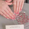Nuevo Arte de Uñas Cereza Pequeña Diamante Verano Hielo Rojo Transparente Cereza Dibujos Animados Tridimensionales Lindo Estilo Girly Decoración de Uñas