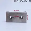 Porcas retangulares de aço inoxidável 304, porcas multi-furo, acessórios para perfil de alumínio, porcas não padronizadas M6, M4, M8