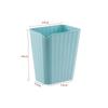 Bote de basura cuadrado para el hogar de fábrica, bolsa para tarjetas, plástico, pequeño, con anillo de presión libre, bote de basura creativo, venta al por mayor