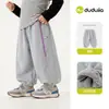 Calça de Inverno Quente Dudu Home para Meninos Calça Longa Infantil Calça Casual para Meninas Roupas de Inverno para Bebê Calça Esportiva Nova Tendência