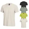 Camiseta de Manga Corta con Cuello Redondo para Hombre, Nueva, Transfronteriza, Comercio Exterior, para Verano, Fitness, Deportes, Running, Ropa Transpirable y de Secado Rápido