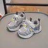 2026 Tênis Esportivo Infantil Primavera Novo Malha Respirável Tênis Pai Tênis Casual para Criança Pequena Tênis de Corrida para Bebê Dropshipping