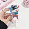 Divertido Lindo Dibujo Animado Crayon Shin Chan Adecuado para magsafe Soporte Magnético Airbag Telescópico de Escritorio Magnético Niña