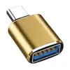 Adaptador USB 3.0 para Type-C para carro, pen drive, mouse, teclado, conversor TPC, adaptador OTG para celular Android