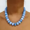 Yongge Jewelry Colgante de Collar de Cuentas Acrílicas Coloridas Dopamina Estilo Europeo y Americano Moda Accesorios de Collar Color Caramelo