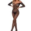 Transfronterizo Estampado de Leopardo Caliente Ropa Interior Sexy Ajustada Transparente Spice Girls Archivo Abierto Pasión Libre Mono Malla Espalda Descubierta Mujeres