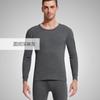 Traje de Ropa Interior Térmica Gruesa con Forro Polar para Hombre Invierno Cuello Redondo Base Ropa Interior Talla Grande Mediana Edad y Jóvenes