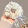 Scrunchie de renda estilo coreano para mulheres, elástico de rabo de cavalo de alta qualidade, alta elasticidade e faixa de cabelo durável