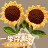 Ganando el Primer Premio de una Vez, el Ramo Terminado de Girasoles Tejido a Mano, el Sentido del Ritual para el Examen de Ingreso a la Preparatoria, el Examen de Ingreso a la Universidad, el Título de la Lista Dorada, el Regalo de Ánimo