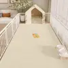 Tapete de Chão para Pets Anti-Urina, Carpete de Grade para Cachorros em PVC, Tapete de Grade para Gaiola de Cachorro Limpeza com Um Toque, Tapete de Alimentação para Gatos, Desenho Animado Fofo Impermeável