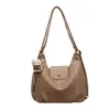 Nova bolsa vintage Yuezhi 2026 para o início do outono, bolsa tote de ombro transversal grande capacidade, moderna e macia