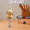 Decoración de Coche Acrílica Modelo Nuevo Adornos Lindos Amazon Lindo Animal Plano 2D Monje de Primavera