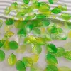 Hojas de Té Transparente Acrílico Hojas Verdes Transparentes Cuentas Hechas a Mano DIY Hojas de Flor de Fénix Hojas de Plumas Hojas Transparentes