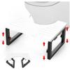 Taburete de Toileta Plegable Amazon Taburete de Baño Portátil Taburete para el Hogar Ajustable Taburete para Pies de Baño Taburete para Pies de Ducha