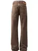 Maple House Moda Masculina / 2026 Primavera/Outono Novos Jeans Americanos High Street Slim-Fit Afunilados Versáteis Tendência Calças Compridas