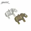 Joyería de aleación YuenZ colgante de elefante animal diy estilo vintage accesorios hechos a mano D9140