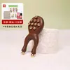 Raspador Masajeador de Nariz Pequeño de Hilo Dorado de Latón Sándalo Palo Gua Sha para Masaje de la Zona de los Ojos, Nariz, Ojos, Orejas y Rostro