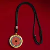 Espírito da Montanha Cinnabar para Ganhar Dinheiro Peixe Saltando sobre o Dragão Cobre Puro Estilo Étnico Pingente Chaveiro Colar Pingente de Paz Ornamento