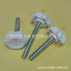 Fabricante de Dongguan Parafuso M8 Sextavado Revestido de Borracha de Apertar Manual com Arruela de Pressão, Manípulo de Parafuso com Cabeça de Borracha, Parafuso