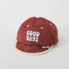 Boné de Beisebol Infantil com Aba Macia, Letras, para Meninos e Meninas, Acolchoado de Algodão, Xadrez, Quente