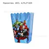 Artículos de Fiesta de Cumpleaños Temática de los Vengadores Juego de Banderín de Tirar Plato de Papel Mantel Globo Liga de la Justicia Marvel