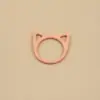 Directamente del fabricante: Broches de Dibujos Animados de Aleación con Forma de Oreja de Gato de Colores, Herramientas de Tejido DIY, Anillas Cerradas, 9 Colores Disponibles
