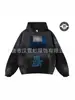 Sudadera con capucha casual de alta calle transfronteriza Kanye Kanye Tinta Splash Lavado a la tinta Daño Gradiente Tendencia Fresca Sudadera con capucha Chaqueta