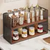 Estante Multicapa para Especias y Tazas de Encimera de Cocina, Organizador de Escritorio, Estante para Snacks de Mesa de Comedor, Portavasos para Sala de Estar