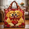 2026 Nueva Serie Transfronteriza de Cachorros Estampado Digital Bolso de Hombro Acolchado de Moda