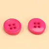 Botones de Resina Coloridos Personalizados de Fábrica, Accesorios Decorativos para Abrigos de Traje, Botones Redondos de Cuatro Agujeros para Suéteres y Cortavientos