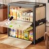 Caja de Almacenamiento para el Hogar de Gran Capacidad para Sala de Estar, Snacks, Juguetes, Libros, Caja de Almacenamiento Plegable, Caja de Almacenamiento de Ropa Estilo Antiguo