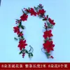 Paisajismo Navideño Sala de Estar Boda Ratán Flores Falsas Flor de Plástico Ratán Decoración de Escena Navideña Estilo Caliente Transfronterizo