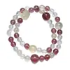 Pulsera de Cristal de Bayas, Cristal Natural, Cristal de Fresa, Cristal de Limón para Mujer, Pulsera Versátil, Regalo, Venta al por Mayor