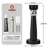 Batente de Porta Estendido Invisível de Aço Inoxidável Sem Furos Sucção Magnética Forte na Parede Topo da Porta Para-choque de Porta de Banheiro Batente de Porta Anti-Colisão Sucção no Chão