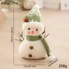 Decoraciones de mesa navideñas de espuma transfronterizas con hojas verdes, piñas, alces rústicos, figuras de muñeco de nieve y arreglos de escena
