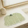Alfombrilla Seca Platos de Cocina Fresca y Sencilla Alfombrilla para Cafetera Absorbente de Agua Diatomeas Aislante Térmico Antiescaldado Alfombrilla para Mesa de Horno Microondas Etiquetado Dropshipping