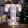 Luces LED de Letras, Luces LED de Números en Inglés, Luces Decorativas para el Día de San Valentín, Lámpara de Pie Transfronteriza de Tres Capas