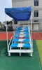 Soporte de Árbitro Móvil Retráctil para Línea de Meta Tribuna de Cronometraje para Estadio Escolar Campo Deportivo Tribuna para Competencia de Atletismo