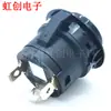 Negro con luz azul, trípode de inicio con un clic con luz, interruptor de arranque de energía para máquina de juegos de cochecito de bebé de 12 V 24 V
