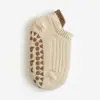 Calcetines de piso para bebés recién nacidos y niños, calcetines de algodón finos de verano para niños y niñas, calcetines cortos de malla transpirable para interiores, antideslizantes, tipo calcetín