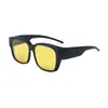 Gafas de sol con clip para gafas de prescripción de doble propósito Tr90 Gafas de visión nocturna para hombres y mujeres Gafas de sol polarizadas con clip para conducir