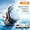 Ventilador Portátil de Cintura para Canteiros de Obras, Recarregável por USB, Portátil, Alta Velocidade, Usável no Pescoço, Mini Ventilador Popular de Vendas Transfronteiriças