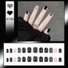 Little Red Book Explosions Advanced Nail Art Simple Retro Style White Wear Armor Coleção de unhas postiças removíveis