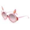 Gafas de sol a prueba de UV estilo Xiaohong, dibujos animados, lindo gato de la suerte, niña bebé, gafas de sol de moda CS2240