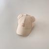 Boné de beisebol infantil com protetor solar, chapéu de língua de pato para meninas, moda primavera e outono, para bebês, coreano, quatro estações