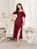 Vestido Sexy da Moda Lantejoula Saia Longa Europeu e Americano Comércio Exterior Transfronteiriço Roupas Femininas Aliexpress Amazon Novo Vestido de Festa